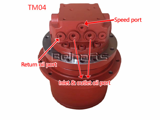 TB035 PHV-390-53B EX40 IHI40JX موتور هیدرولیک برای قطعات حفاری TM04