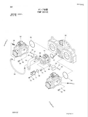 K3V280SH-NXXXL-OE41 K3V280 9254122 4635645 4641835 ، ZX850-3F، ZX850LC-3-DH، ZX870H-3، ZX870H-3-HCMC، ZX870H-3F، ZX870R-3، ZX870R-3F پمپ هیدرولیک
