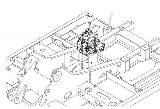 EC210B UX28-86 14512144 دریچه اصلی حفاری دریچه کنترل هیدرولیک برای قطعات یدکی هیدرولیک