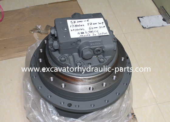 SK200-6 دستگاه سفر نهایی Firm Drive Assy، SK200-6 موتور سفر برای بیل مکانیکی Kobelco