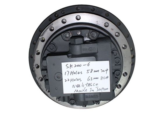 SK200-6 دستگاه سفر نهایی Firm Drive Assy، SK200-6 موتور سفر برای بیل مکانیکی Kobelco
